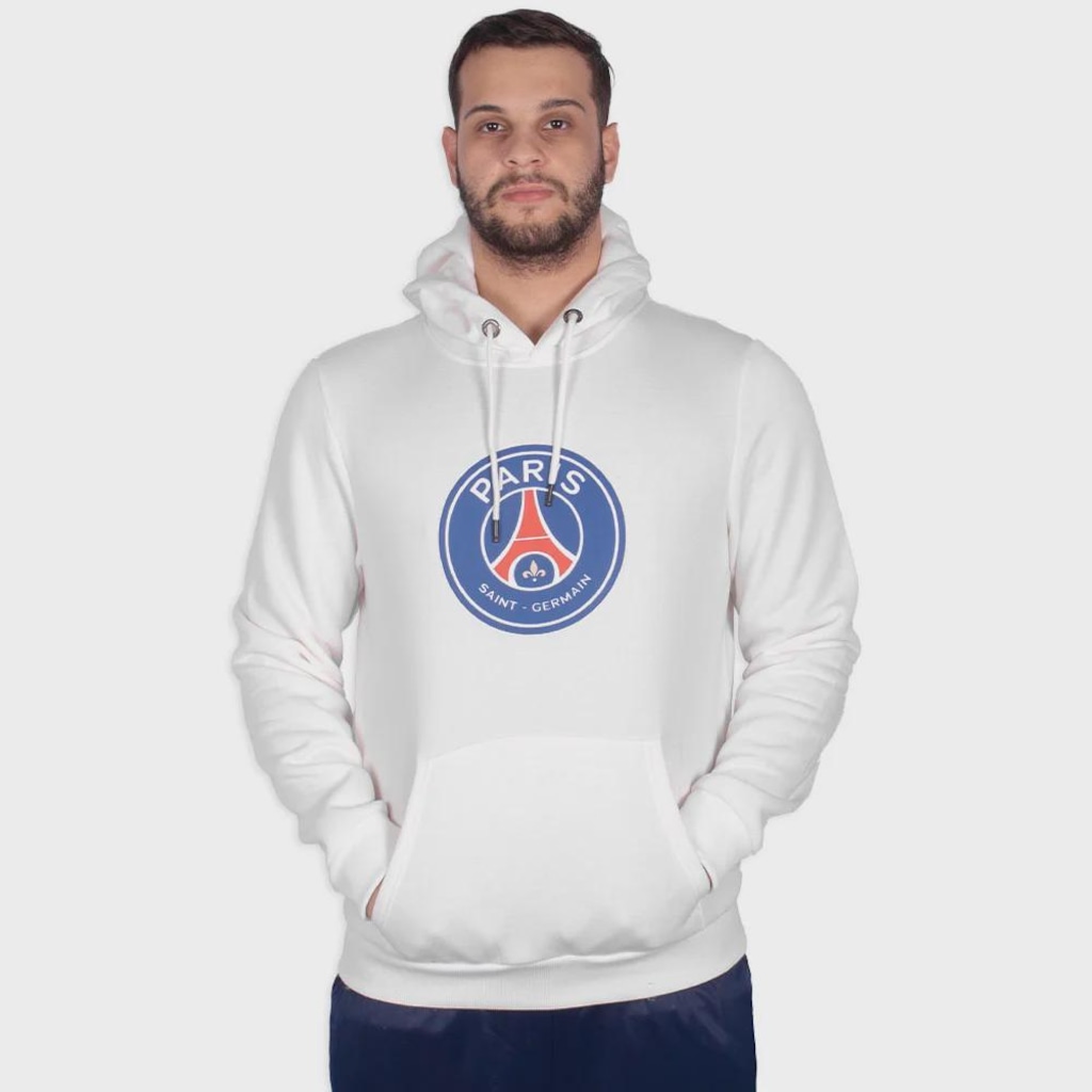 Blusão de Moletom Canguru Fleece Balboa PSG - Masculina
