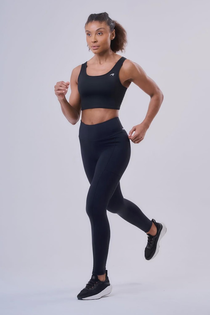 Calça Legging Authen Signature Samba 3 Bolsos - Feminino