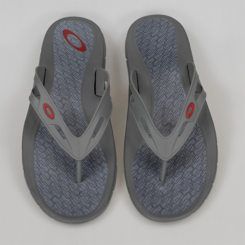 Chinelo Oakley Operative Heritage Grigio Scuro - Masculino