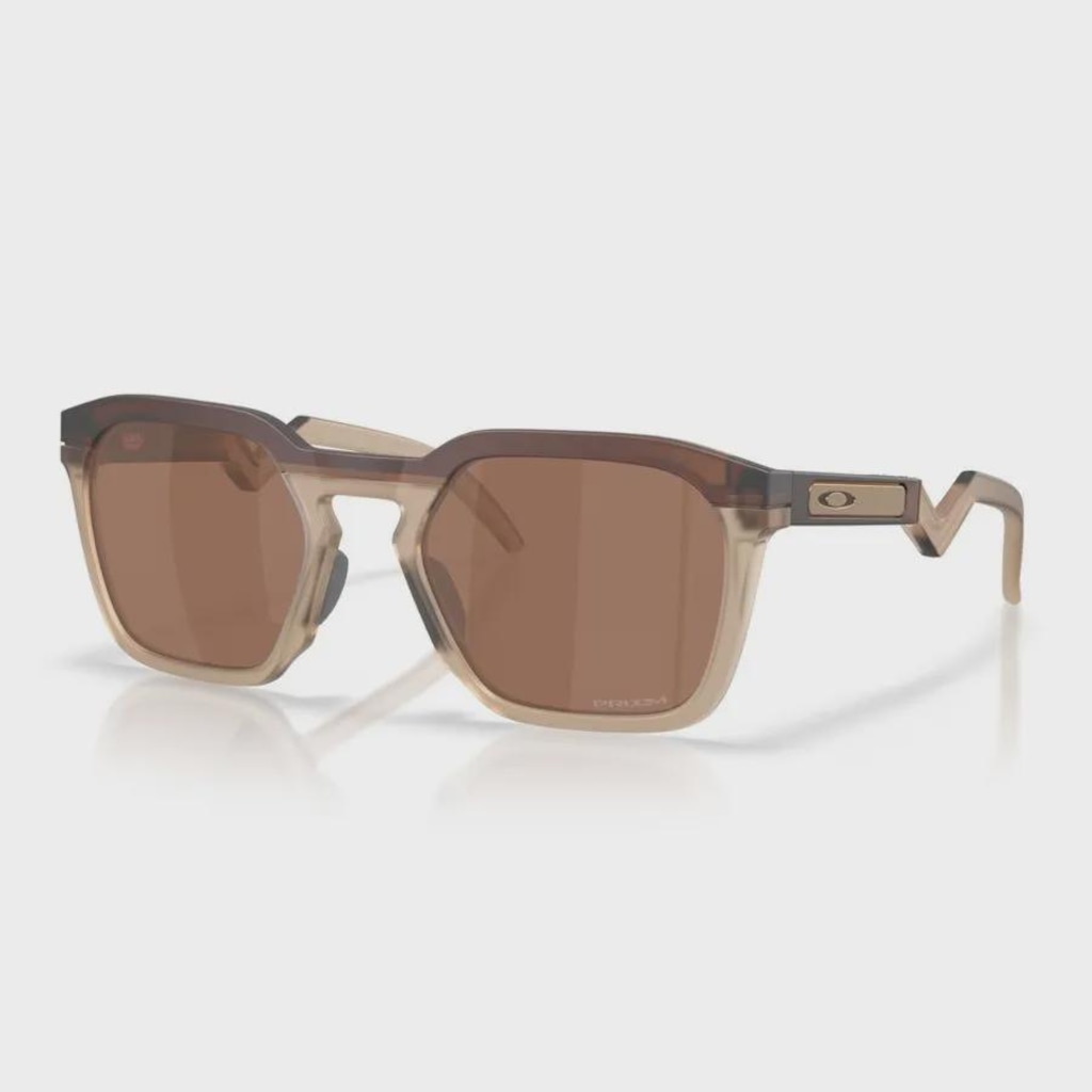Óculos de Sol Unissex Oakley HSTN SQ Matte Rootbeer Prizm Tungsten