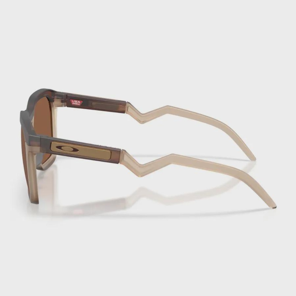 Imagem 4 do produto Óculos de Sol Unissex Oakley HSTN SQ Matte Rootbeer Prizm Tungsten