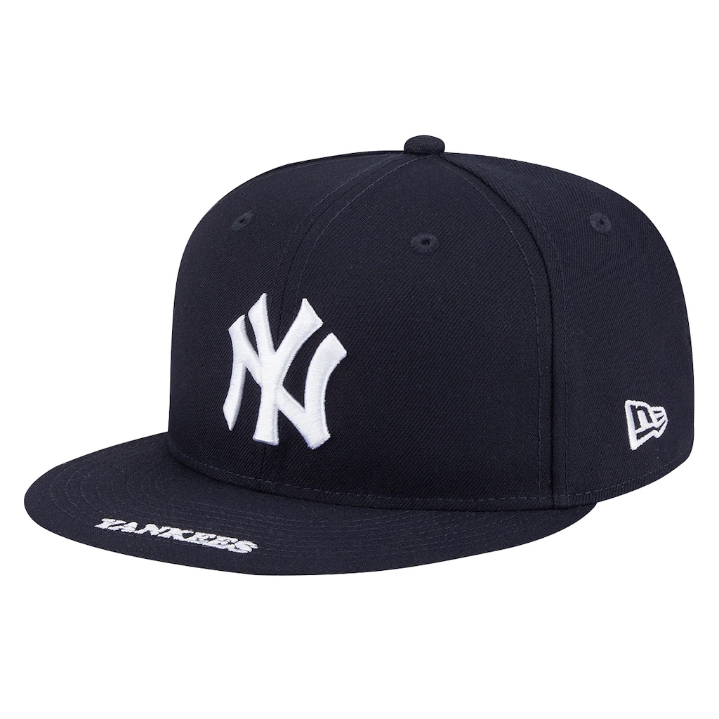 Boné Adulto New Era  New York Yankees MLB Visor Aba Reta