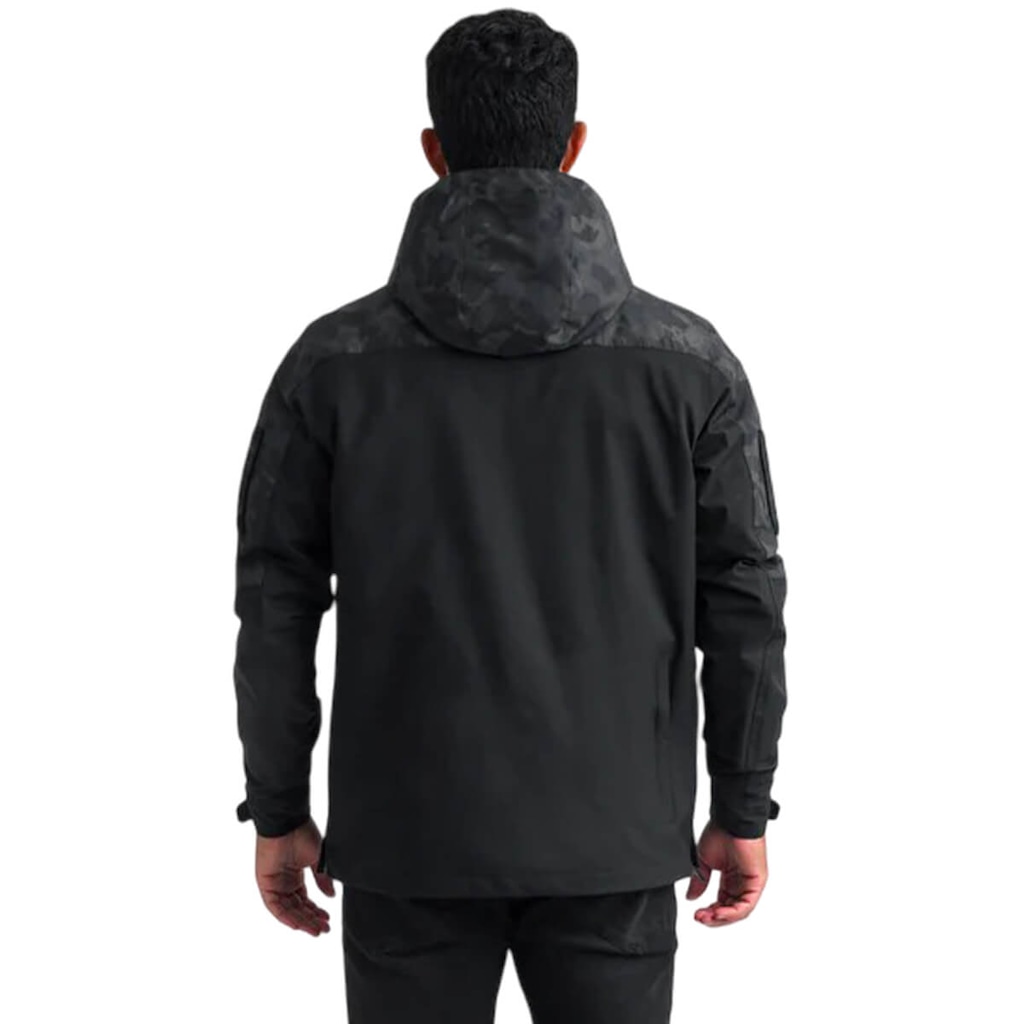 Imagem 2 do produto Jaqueta Masculina Impermeável Rain 3.0 Warskin Black - Invictus