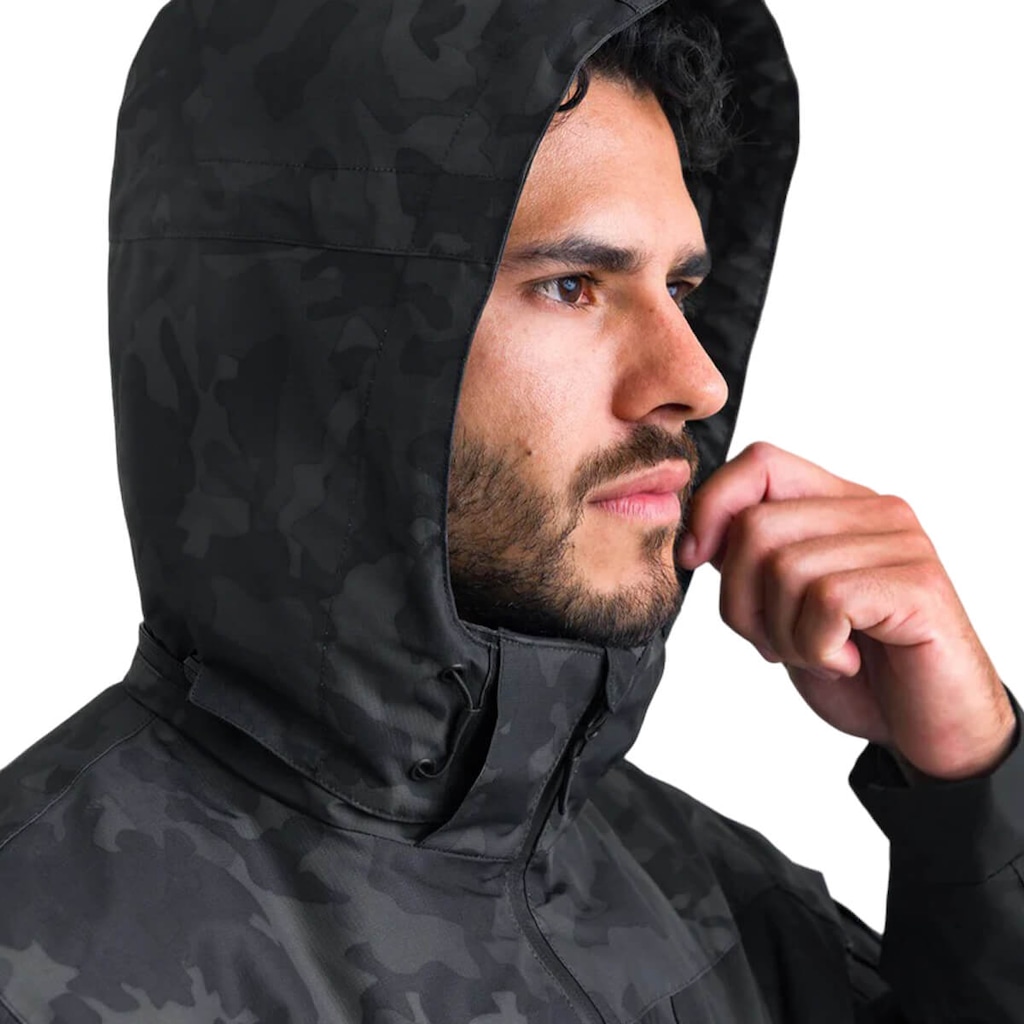 Imagem 4 do produto Jaqueta Masculina Impermeável Rain 3.0 Warskin Black - Invictus