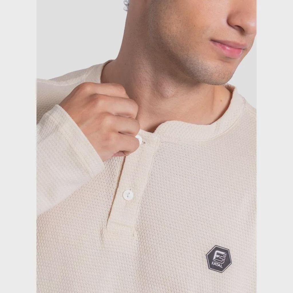 Imagem 3 do produto Camiseta Fatal Manga Longa Texturizada  - Masculina