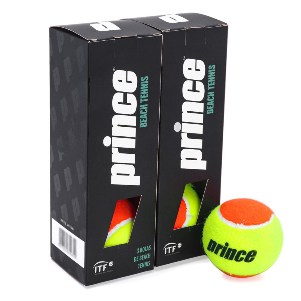 Bola de Beach Tennis Prince Pack Com 06 Bolas - Unissex