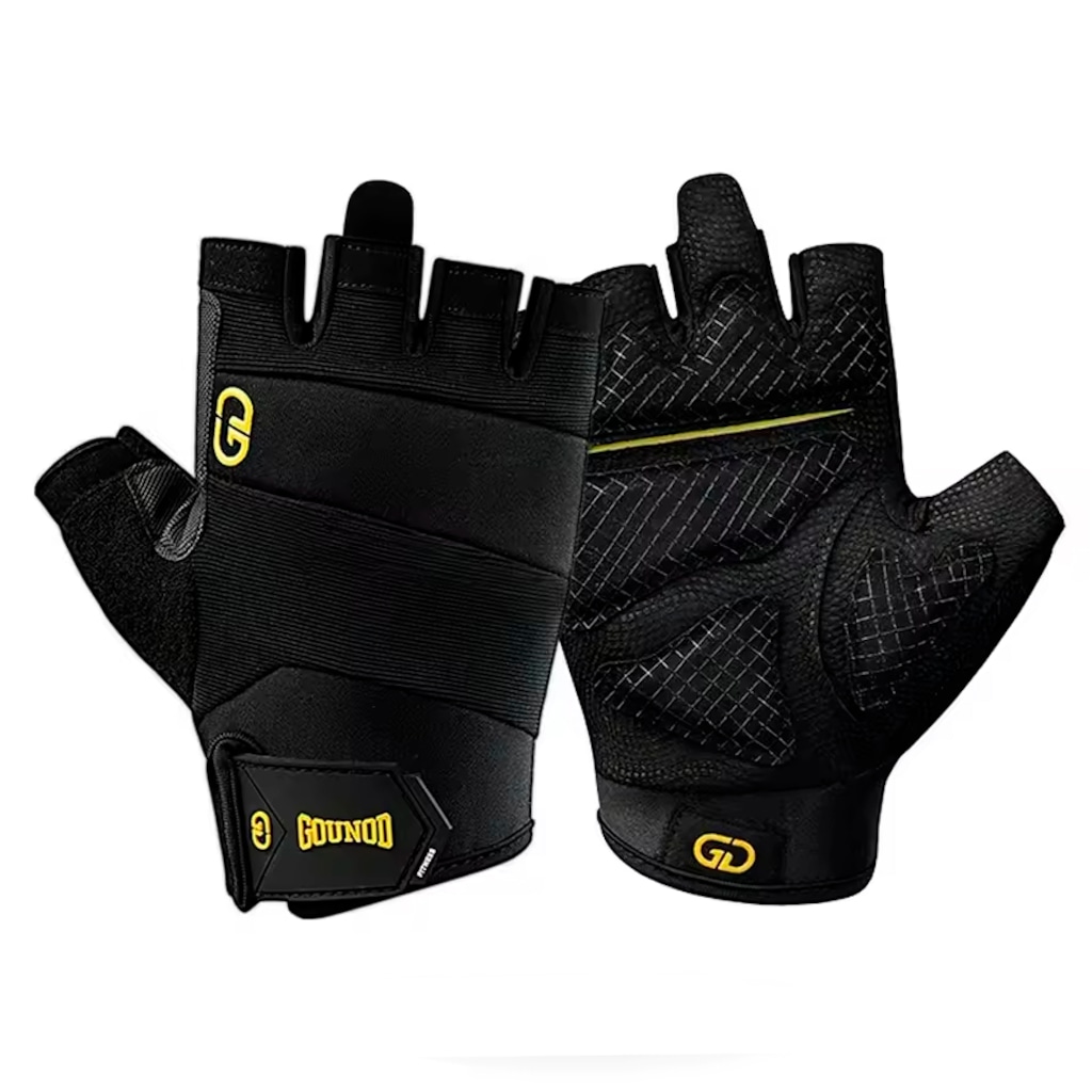 Luvas Esportiva Gold Sports Gear Gounod Performance Anti Slip Gel e Tecido  Respirável