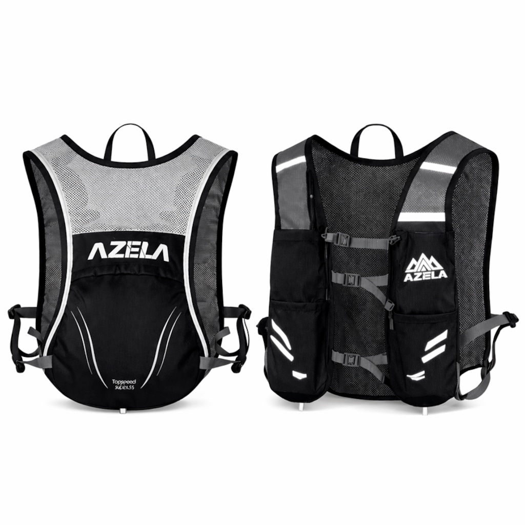 Coletes Esportivos Gold Sports Azela de Corrida Reflexivo com Bolsos para Equipamentos