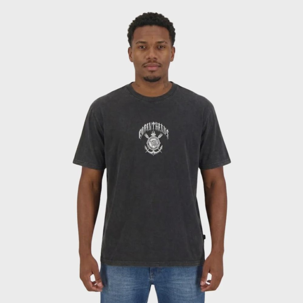 Imagem 3 do produto Camiseta do Corinthisns Surf Center Oversized Stoned - Masculina