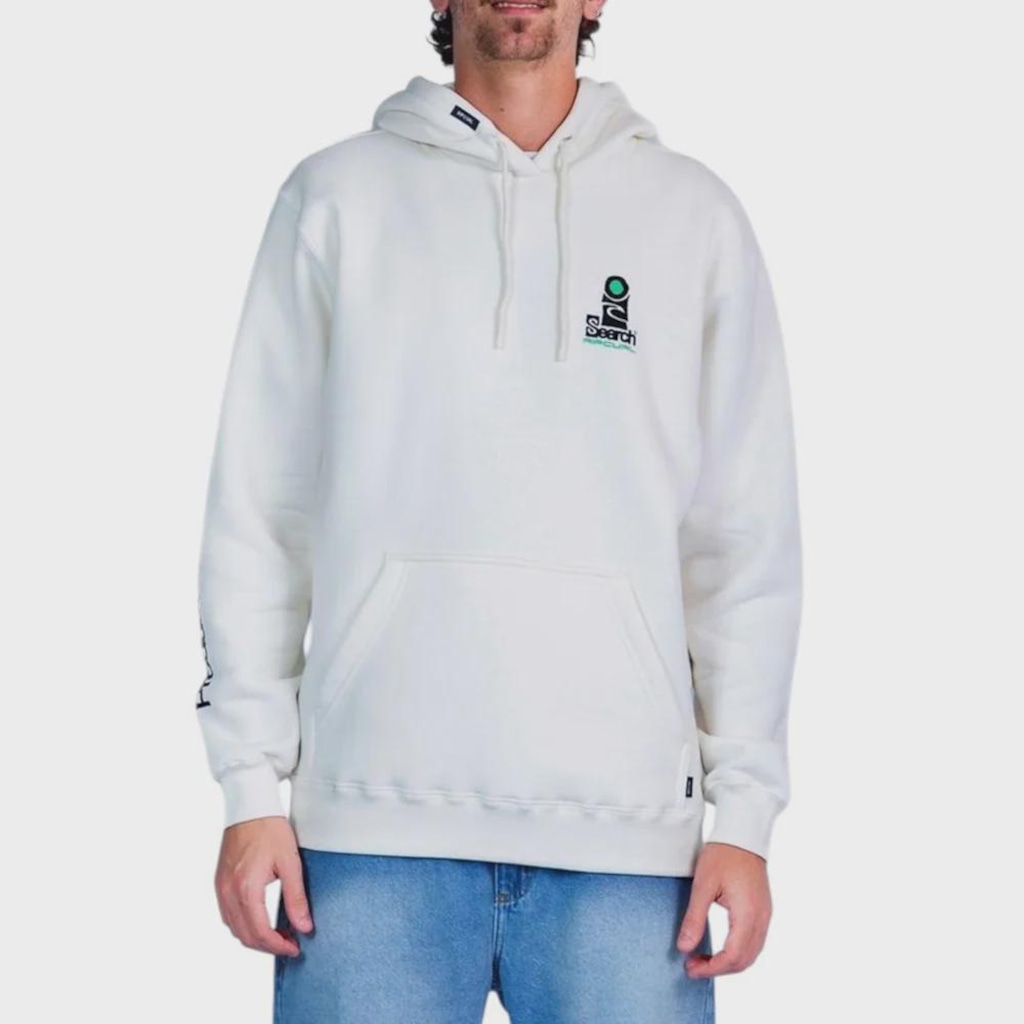 Moletom Masculino Rip Curl Canguru Search Surf Bone