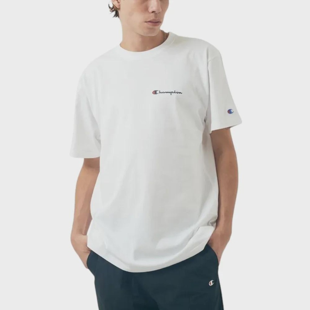 Camiseta Champion Mini Script Logo Ink - Masculina