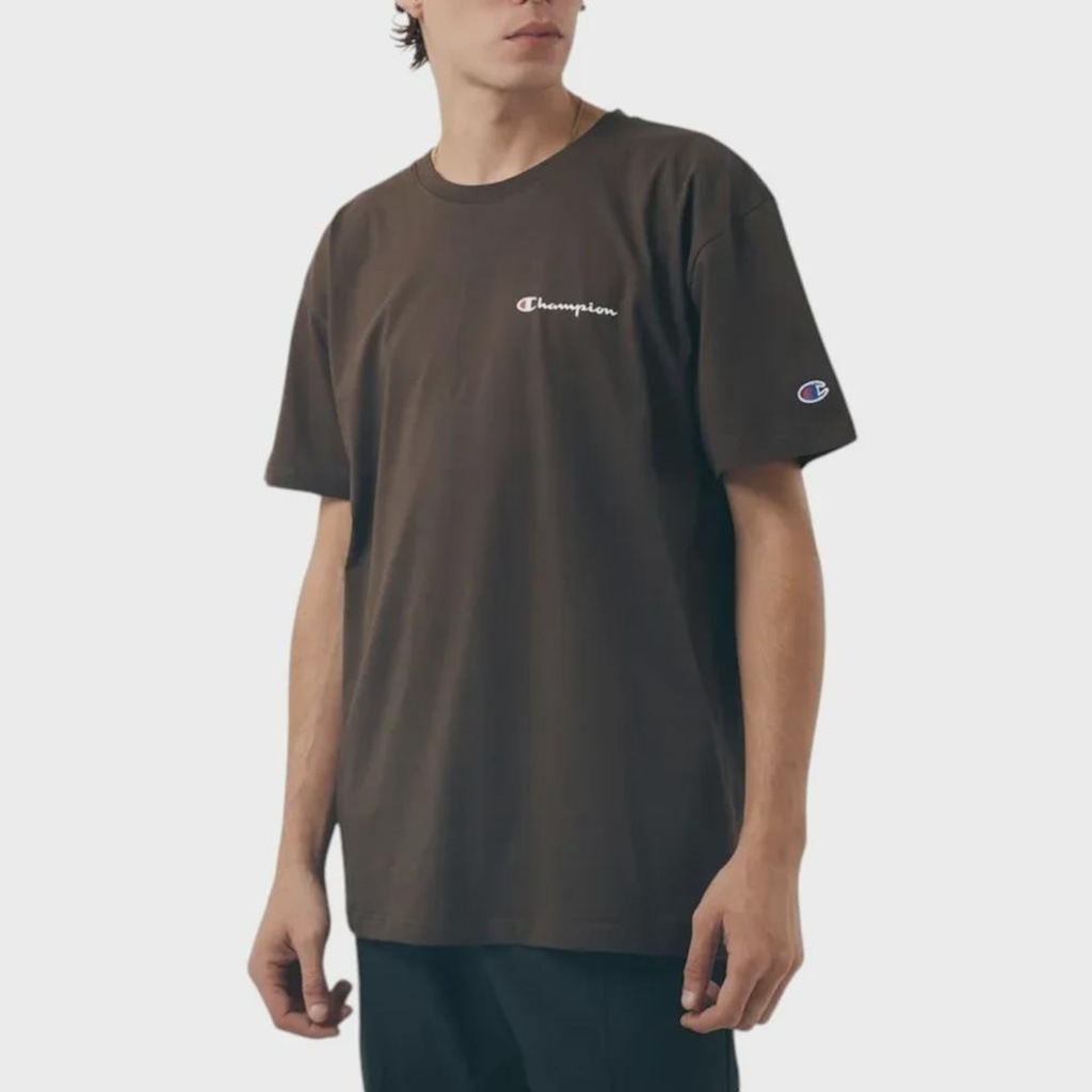 Camiseta Champion Mini Script Logo Ink - Masculina