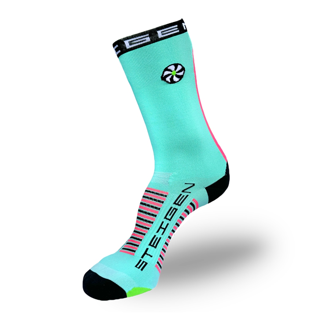 Meia Cano Alto Steigen Licorice Allsorts - Unissex