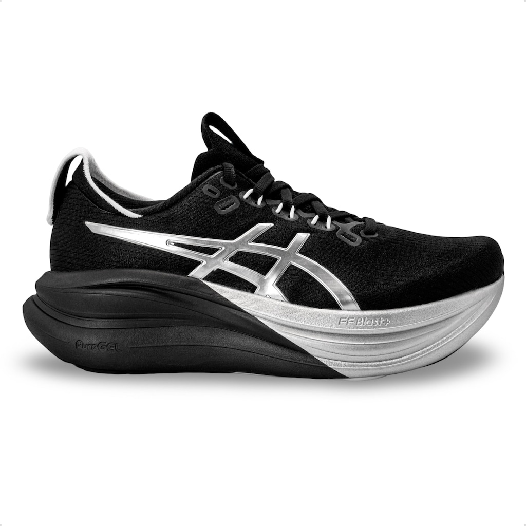 Tênis Feminino Asics Gel-Nimbus 28 Platinum Corrida