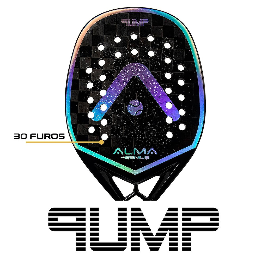 Imagem 5 do produto Raquete Beach Tennis Alma Genius Pump 18K - Adulto