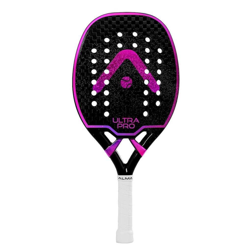 Raquete Beach Tennis Alma Genius Ultrapro 12K - Adulto