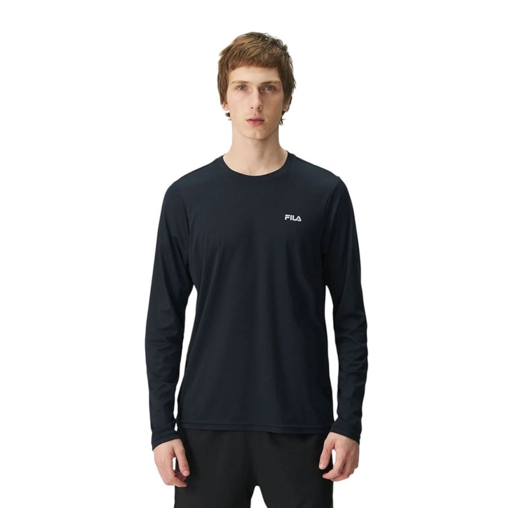 Camiseta Fila M/L Basic Sports Masculina