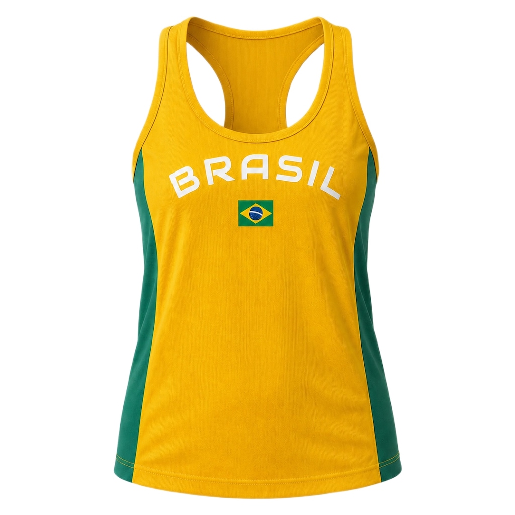 Camiseta Regata do Brasil Brisa Braziline - Feminina