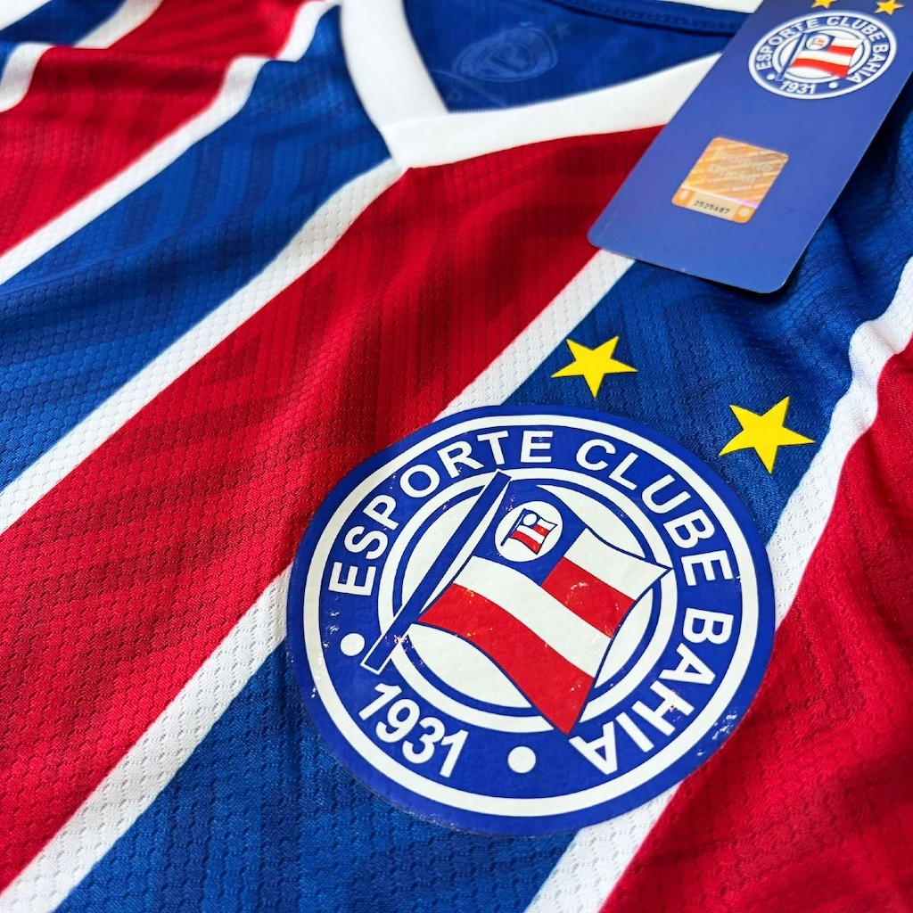 Imagem 2 do produto Camisa Regata do Bahia Tricolor Listrada Natural - Masculina