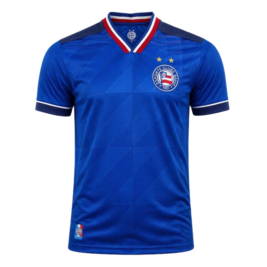 Camisa do Bahia Escudo Bordado Natural - Masculina
