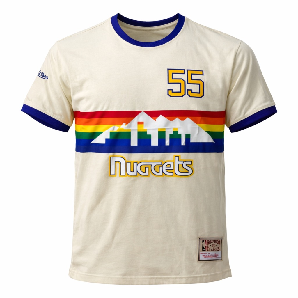 Camiseta Mitchell & Ness Nuggets Mutombo 55  - Masculina