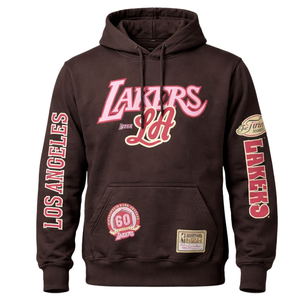 Blusão de Moletom Com Capuz NBA LA Lakers Sugar - Masculino