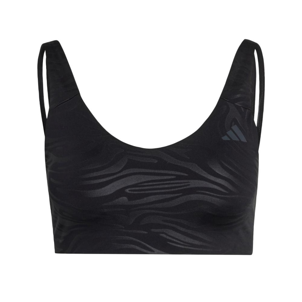Top Esportivo Estampado Suporte Leve All Me Essentials adidas Feminino