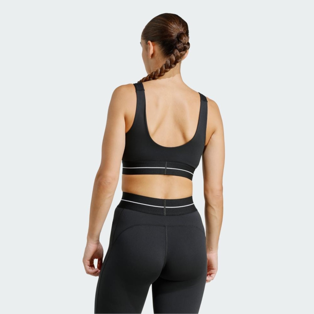 Imagem 3 do produto Top Esportivo de Suporte Leve Hyperglam adidas Feminino