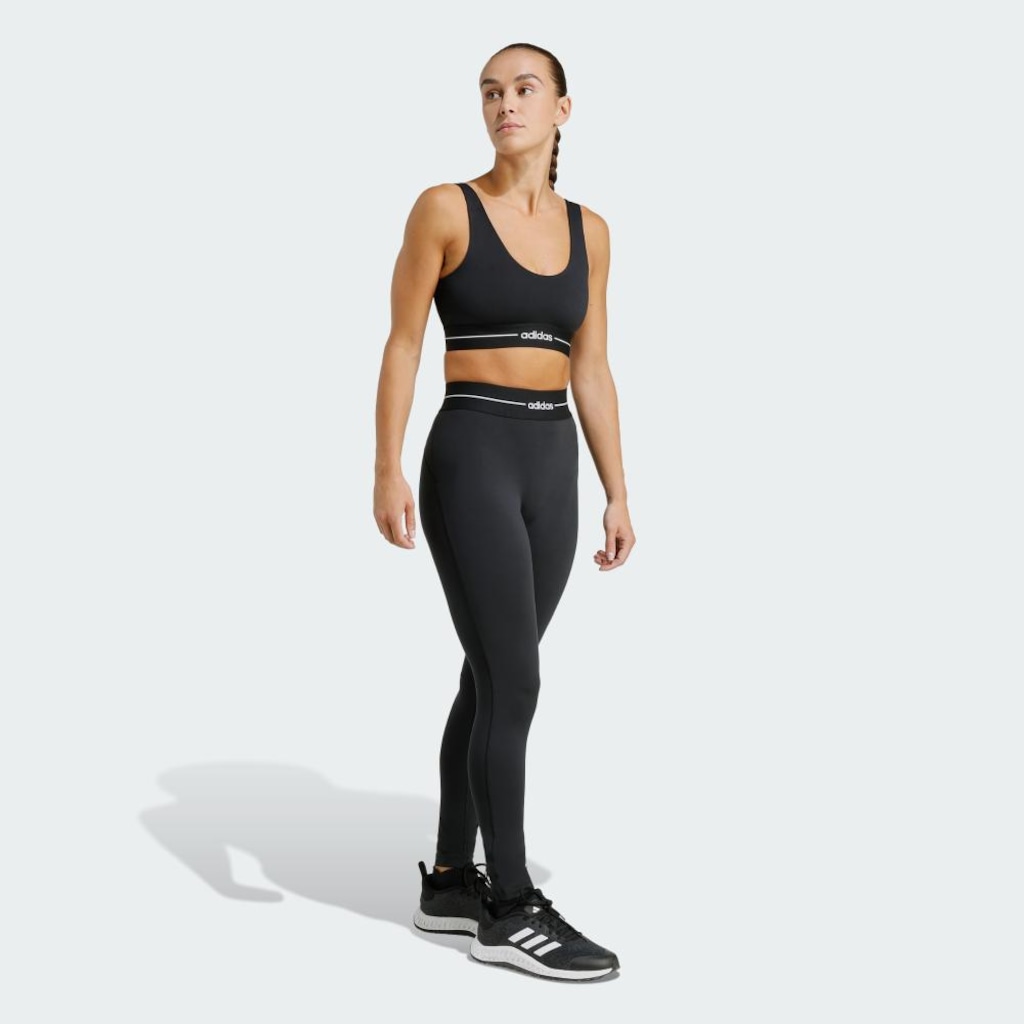Imagem 4 do produto Top Esportivo de Suporte Leve Hyperglam adidas Feminino