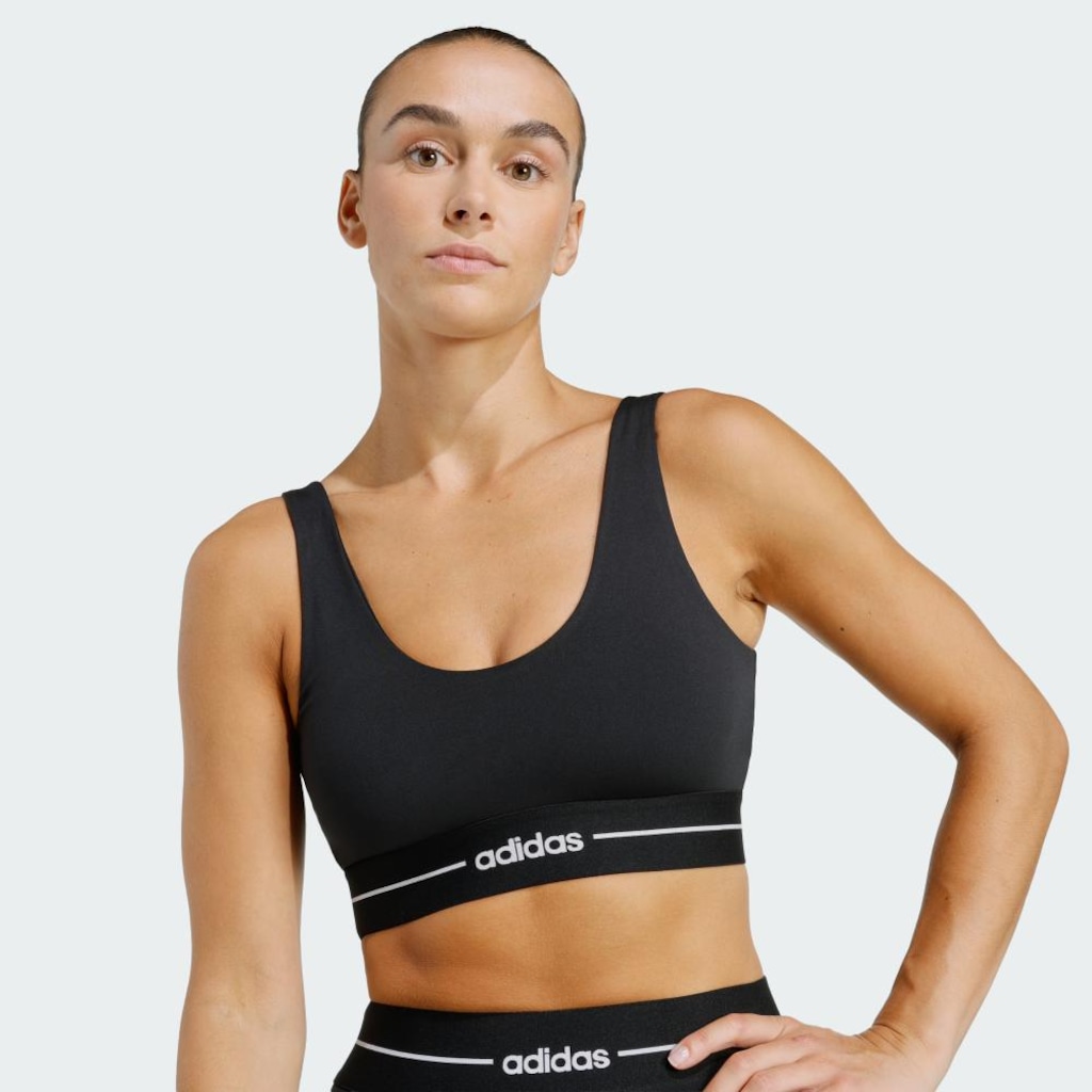 Imagem 5 do produto Top Esportivo de Suporte Leve Hyperglam adidas Feminino