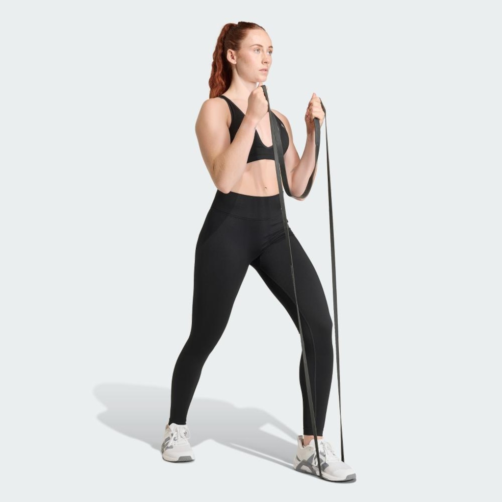 Imagem 4 do produto Calça Legging de Malha Essentials Scrunch 7/8 adidas Feminino