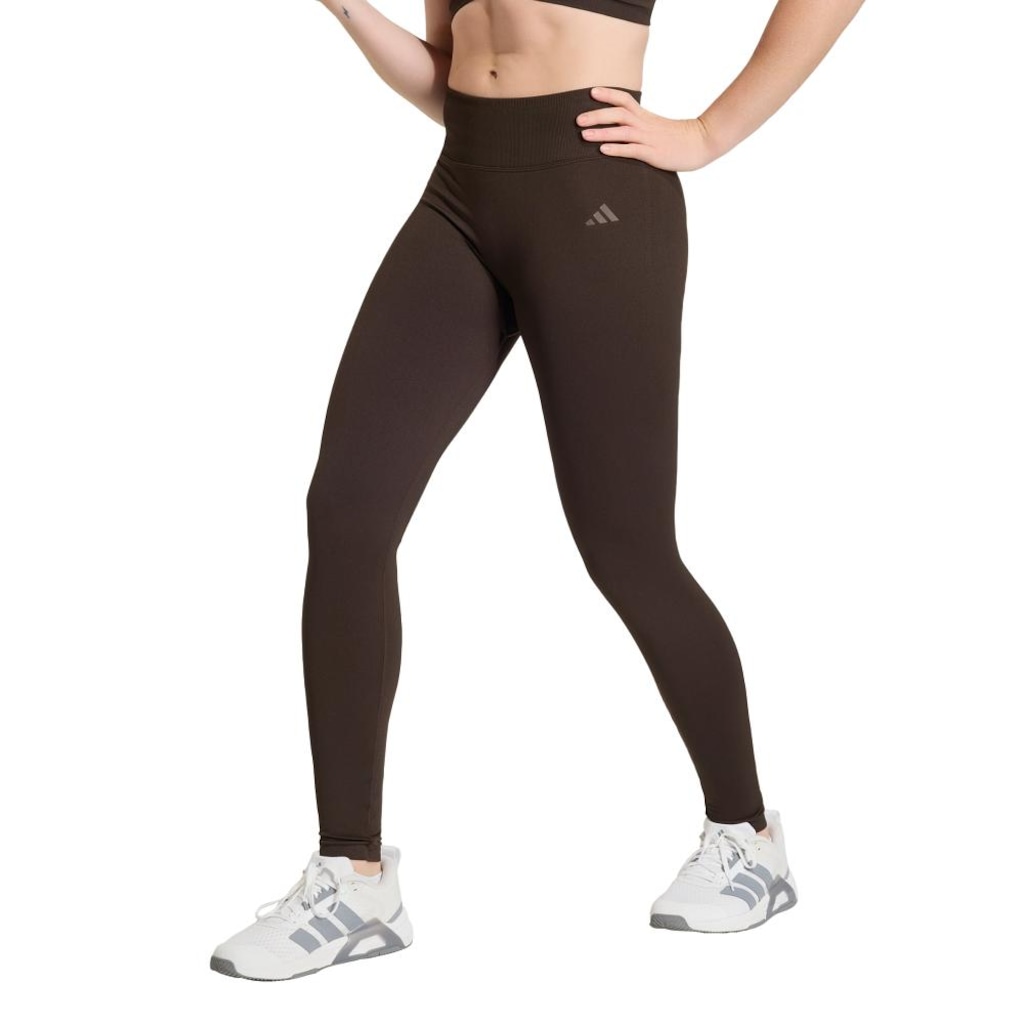 Calça Legging de Malha Essentials Scrunch 7/8 adidas Feminino