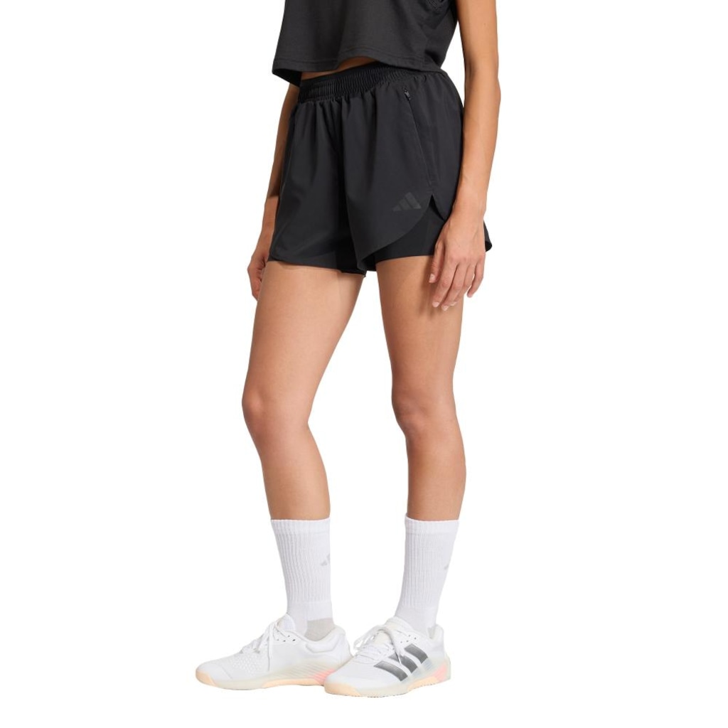 Shorts de Treino 2 em 1 D4T Go To adidas Feminino