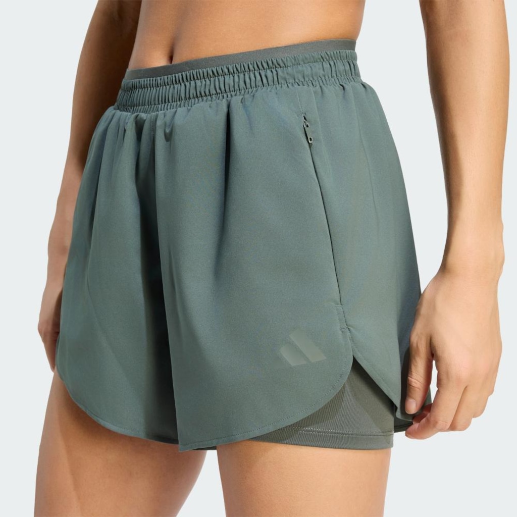 Imagem 3 do produto Shorts de Treino 2 em 1 D4T Go To adidas Feminino