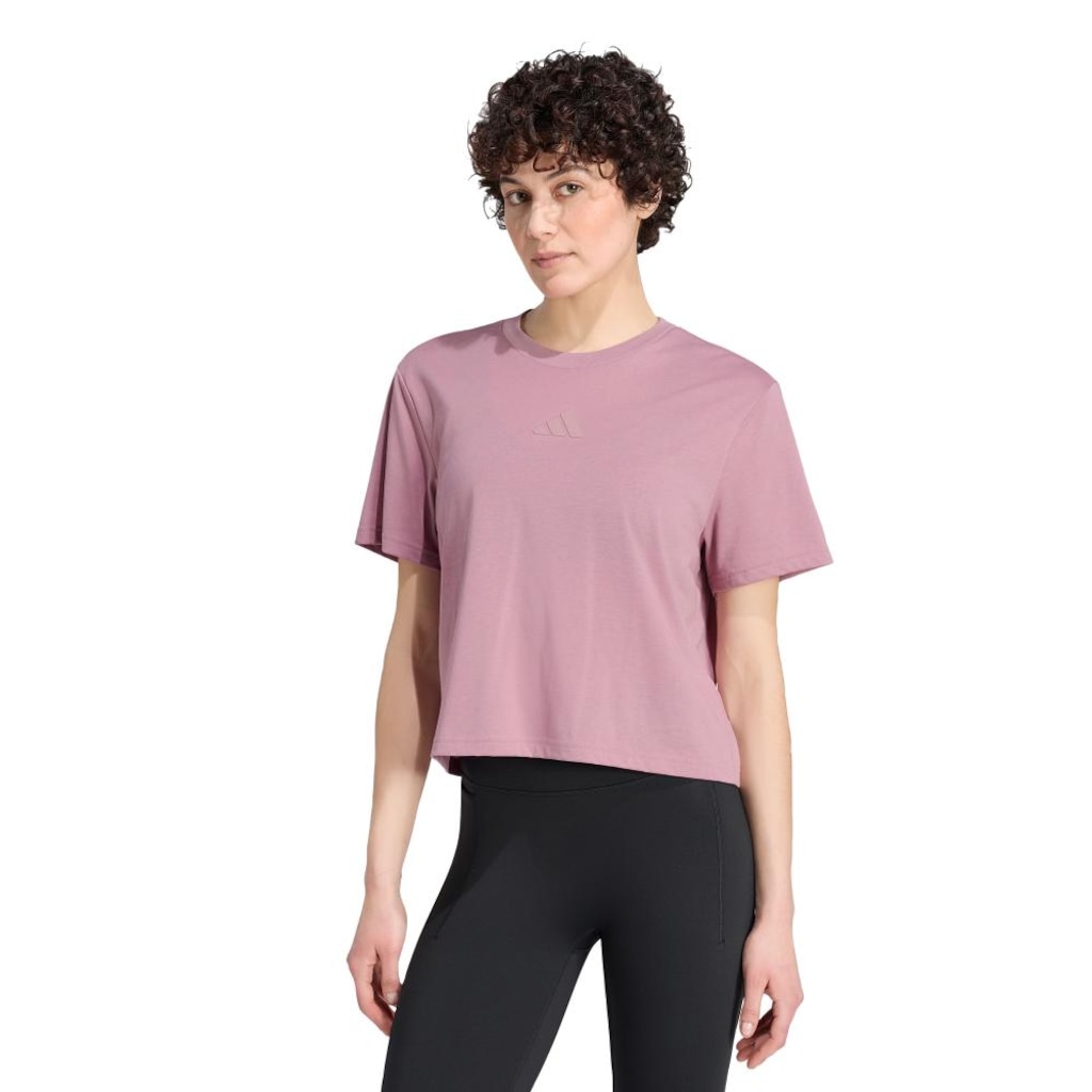 Camiseta Treino Estampada Climacool adidas Feminino
