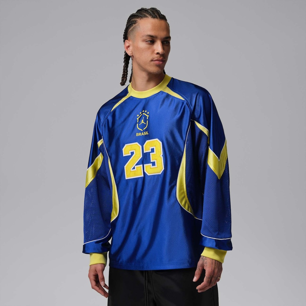 Imagem 1 do produto Camiseta Brasil Jordan Manga Longa Goalie Masculina