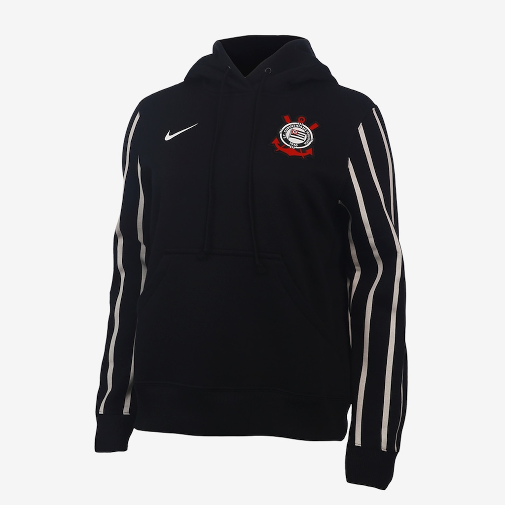 Blusão do Corinthians Nike Sportswear Phoenix Fleece Feminino