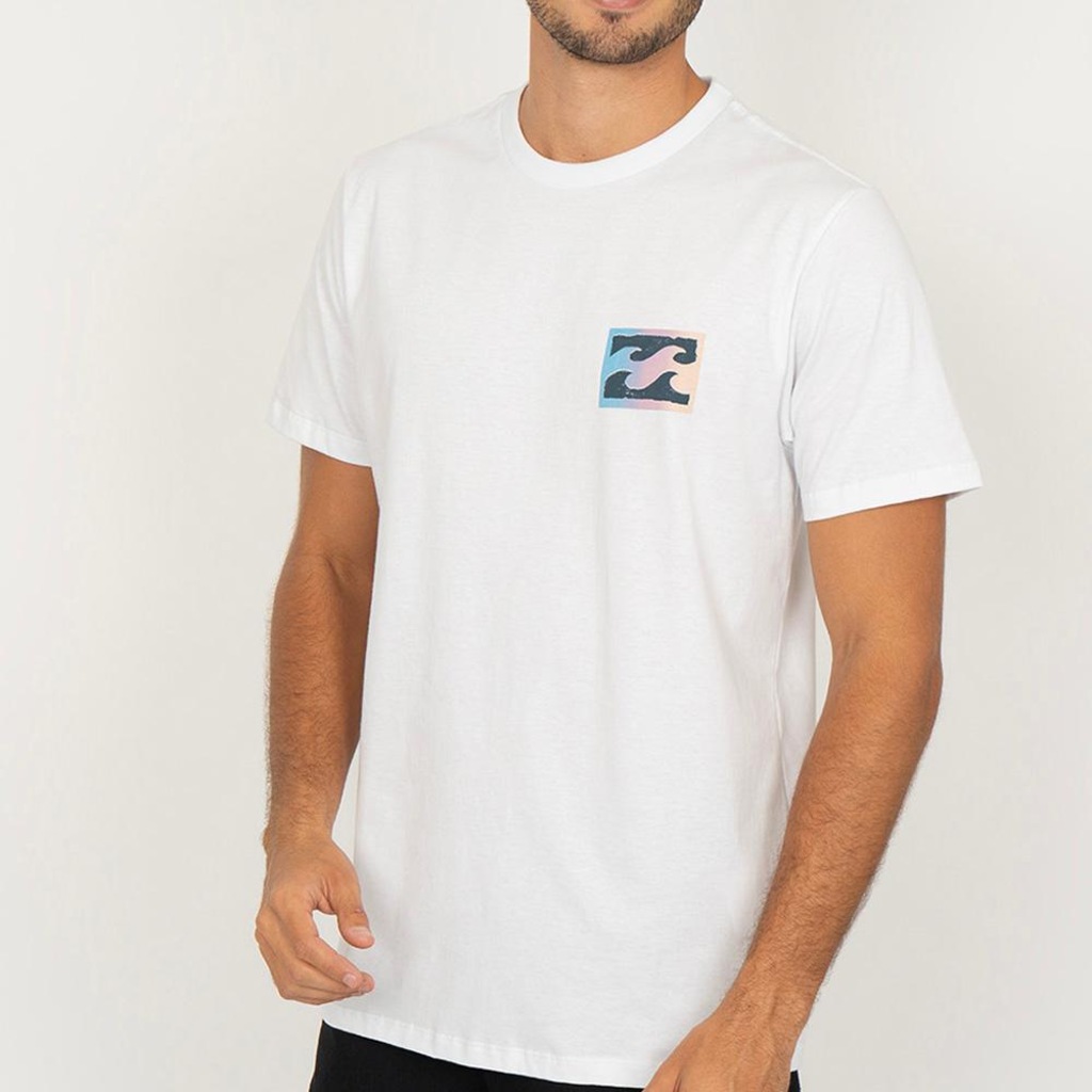 Camiseta Billabong Crayon Wave WT26 Masculina