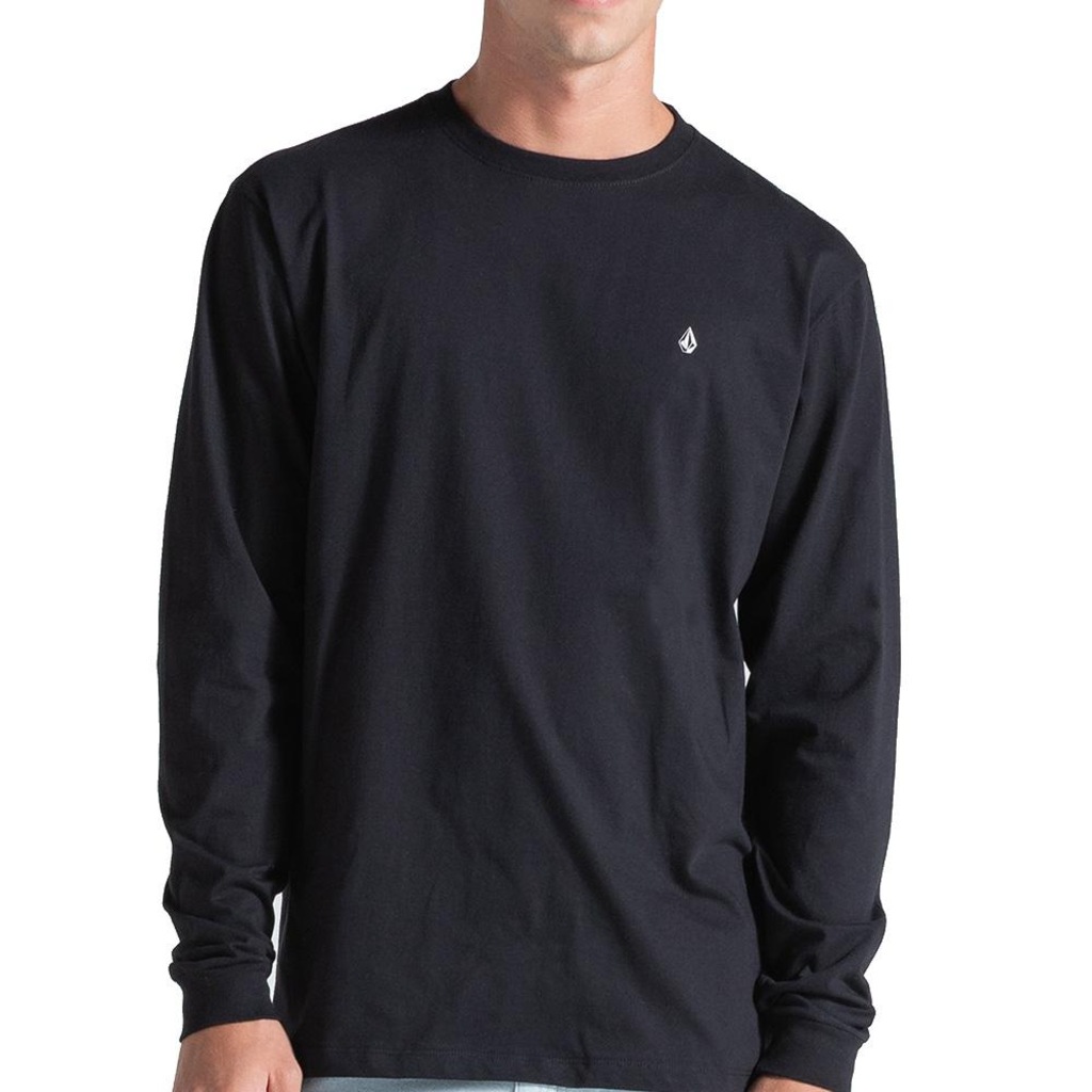 Camiseta Manga Longa Volcom Stone Blanks W26 Masculina