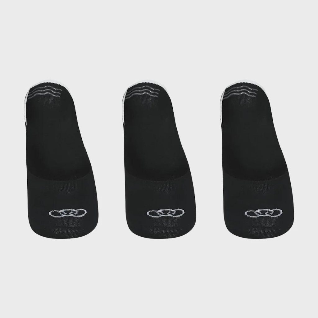Imagem 4 do produto Meias invisível Olympikus Ultra Com 3 Pares - Adulto