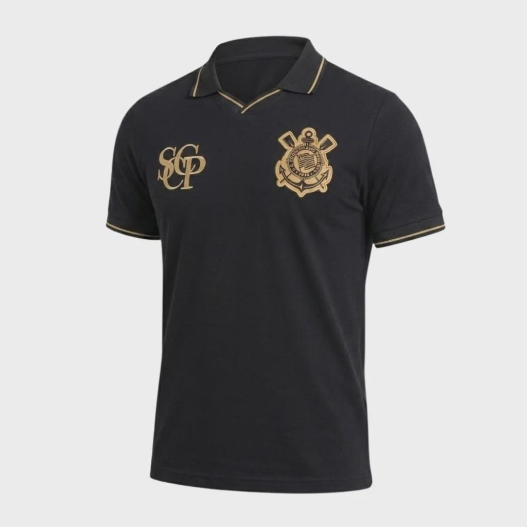 Imagem 2 do produto Polo do Corinthians Coimbra Logo  - Masculina