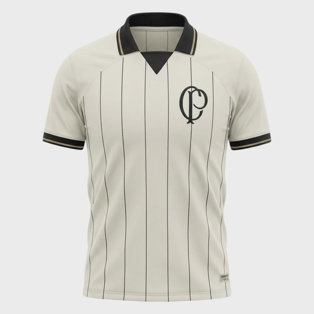 Camiseta do Corinthians Polo Coimbra Raglan - Masculina