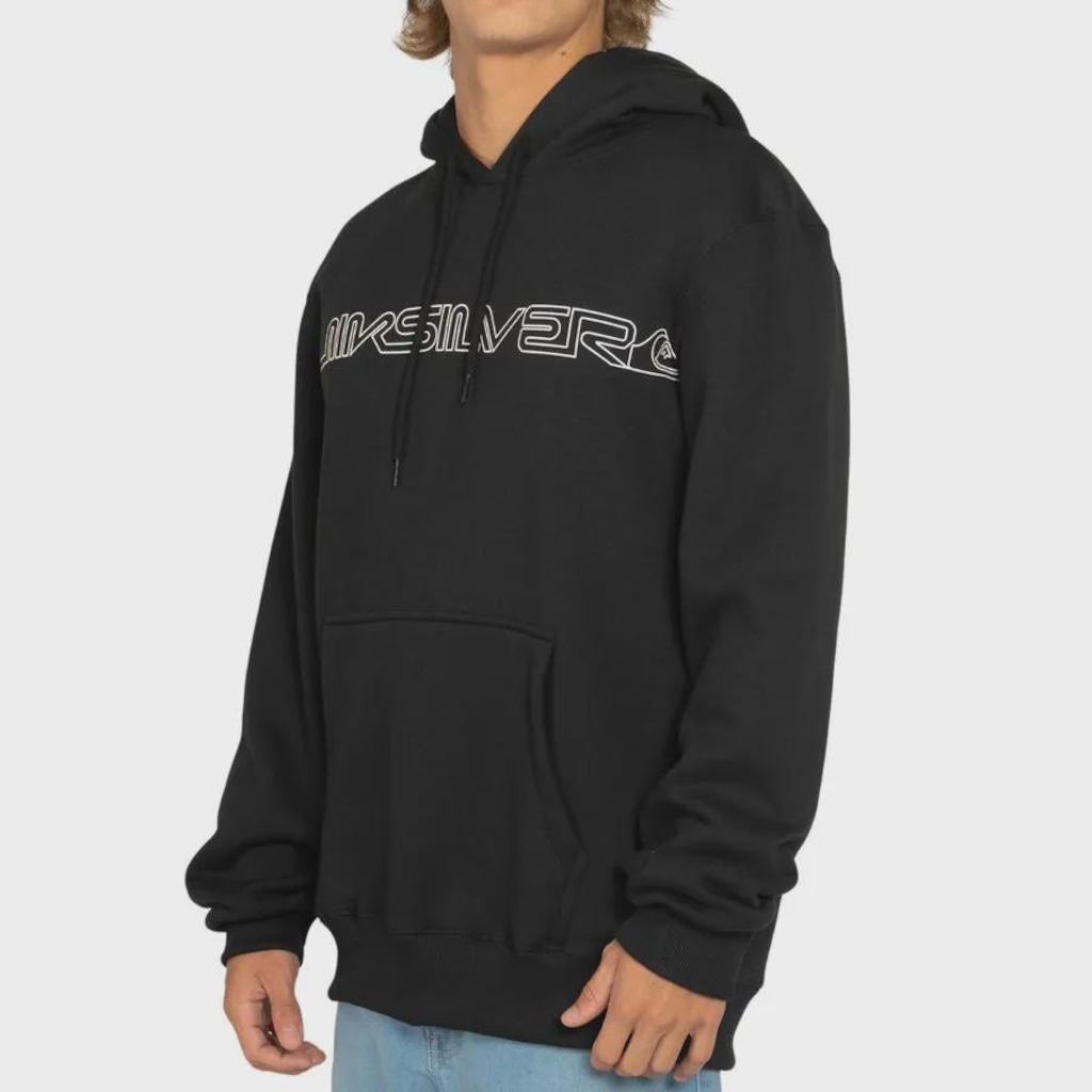 Imagem 3 do produto Moletom Masculino Quiksilver Fechado Word Block Plus Size