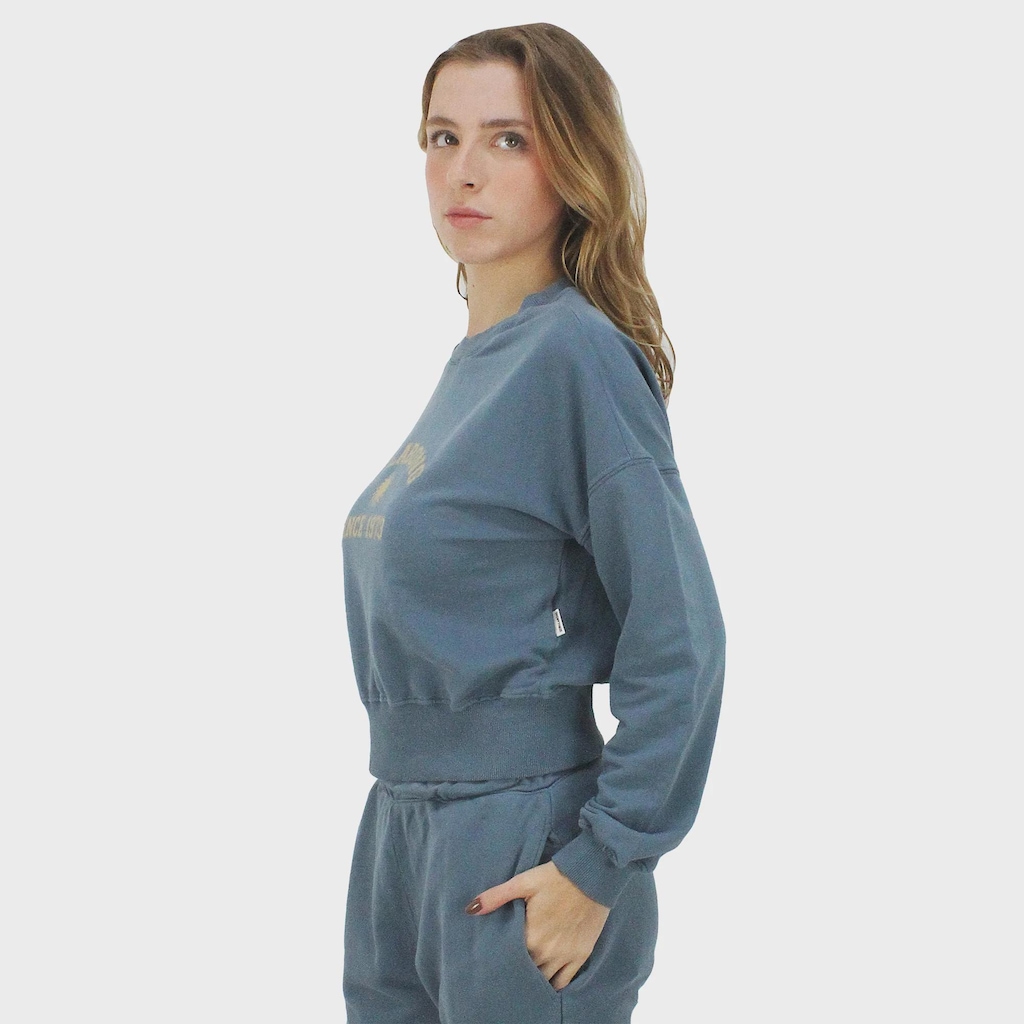 Imagem 3 do produto Moletom Billabong Heritage Crew Blue - Feminino
