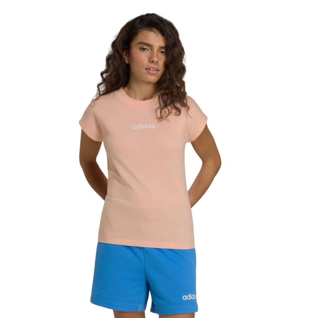 Camiseta adidas M/C Logo Linear - Feminina