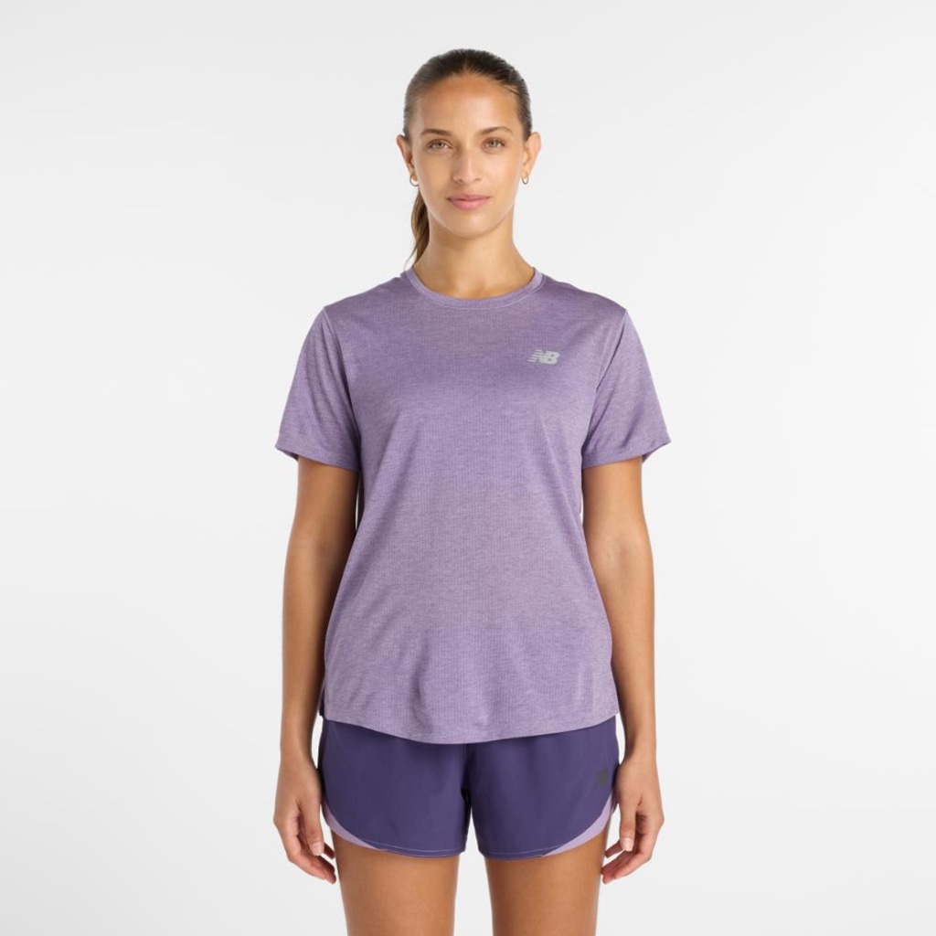 Camiseta New Balance Athletics Run Feminina