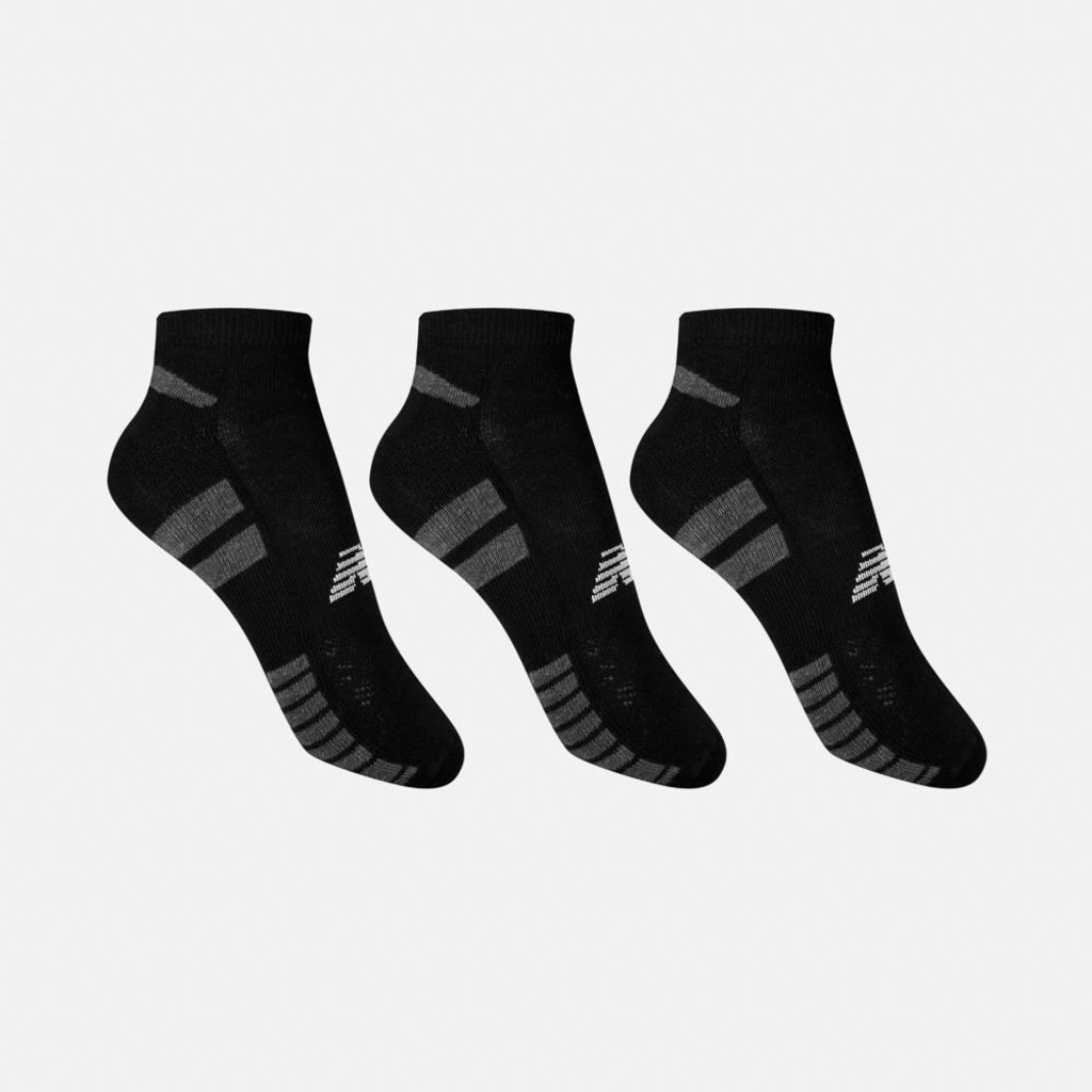 Meia New Balance Cano Baixo - 3 Pares - Unissex