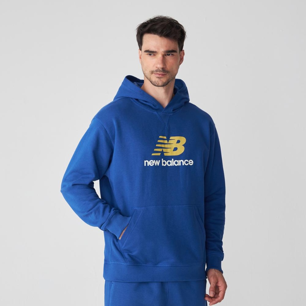 Blusão com Capuz New Balance Athletics Logo Masculino