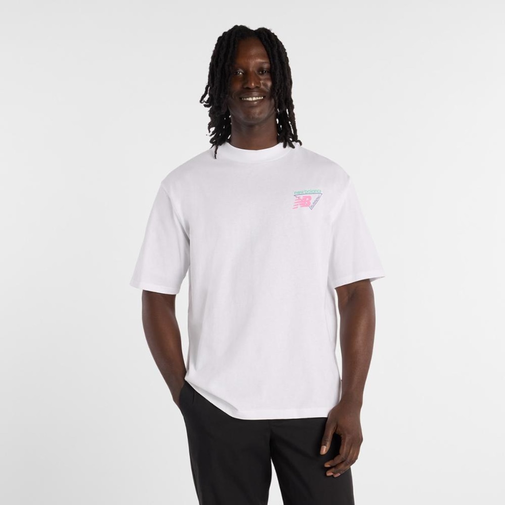 Camiseta New Balance Neon Heat Map Masculina