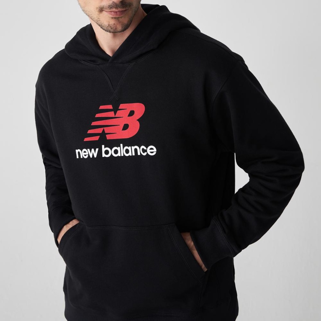 Imagem 4 do produto Blusão com Capuz New Balance Athletics Logo Masculino